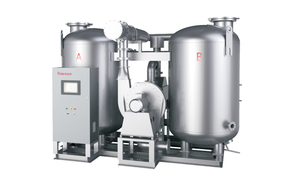 VZAH-70 Blast Heat Zero Gas Consumption Regeneration Adsorption Dryer